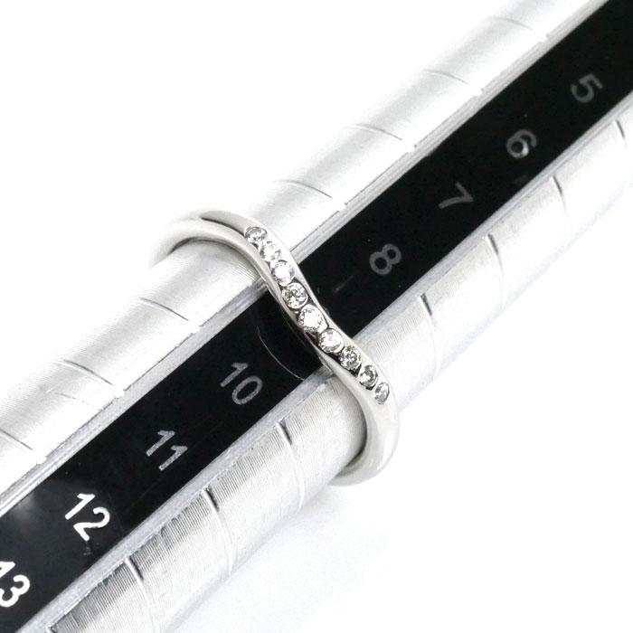 TIFFANY&Co.（ティファニー） Pt950プラチナ カーブド バンド リング