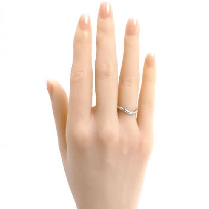 p*n様 ティファニー カーブドバンド ダイヤモンド リング・指輪 PT950 TIFFANY&Co.（ティファニー） エルサ・ペレッティ カーブド バンド