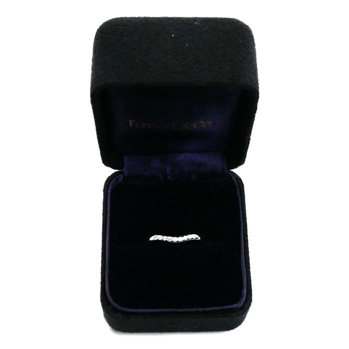 TIFFANY&Co.（ティファニー） Pt950プラチナ カーブド バンド リング