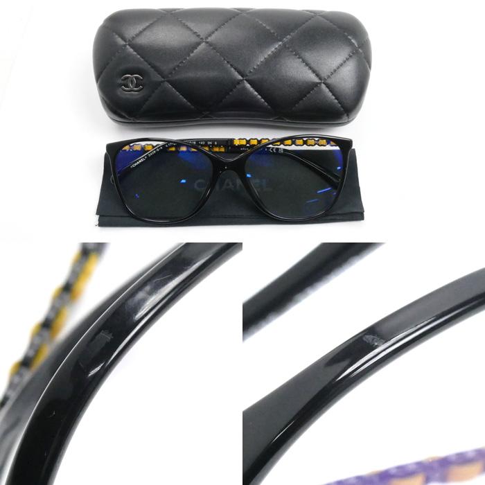 CHANEL（シャネル） ココマーク サングラス ブラック イエロー 3408