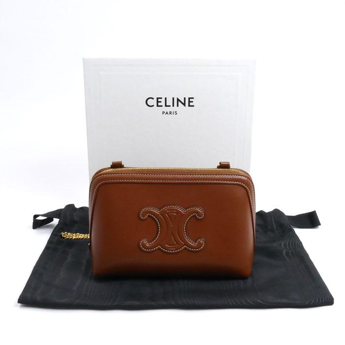 CELINE（セリーヌ） チェーン付きクラッチ キュイル トリオンフ