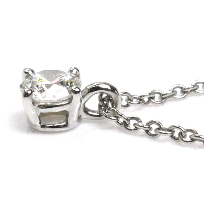 ティファニー Pt950 ソリティア ネックレス TIFFANY&Co. ティファニー Pt950プラチナ ソリティア ネックレス