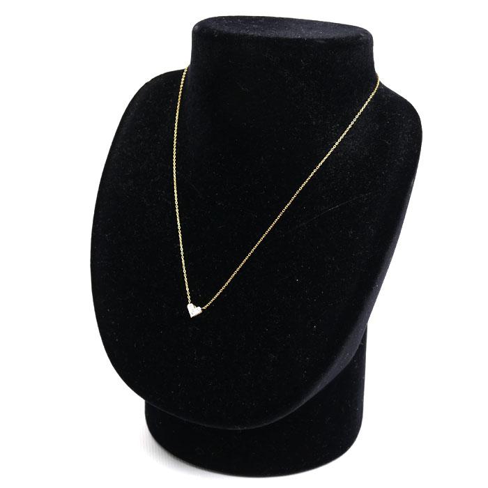 STAR JEWELRY スタージュエリー K18YG ミステリアスハート ネックレス
