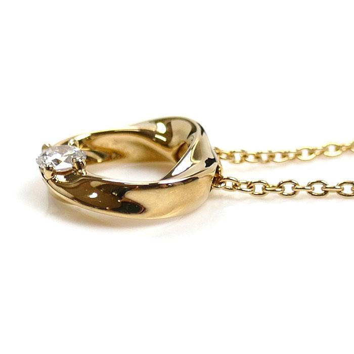 STAR JEWELRY スタージュエリー K18YG フォーエバーループ 1Pダイヤ