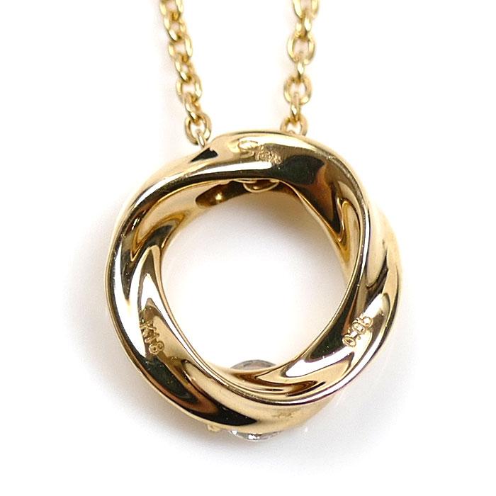 STAR JEWELRY スタージュエリー K18YG フォーエバーループ 1Pダイヤ 