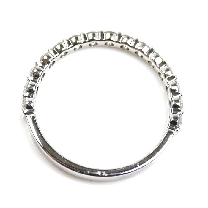 MIKIMOTO ミキモト Pt950プラチナ ハーフエタニティ ダイヤ