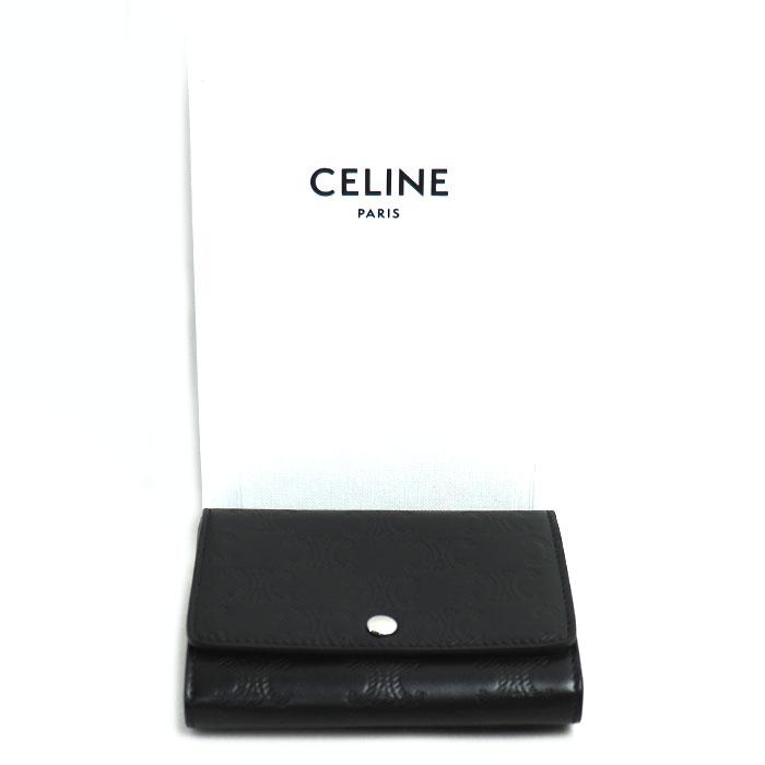 CELINE（セリーヌ） ビジネスカードホルダー トリオンフ エンボス加工