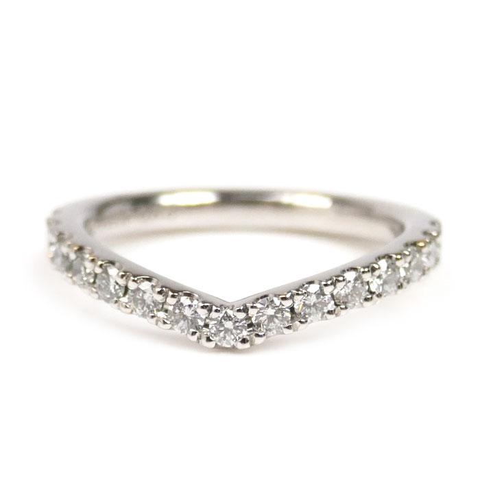 TRECENTI トレセンテ Pt950プラチナ ハーフエタニティVO1 リング