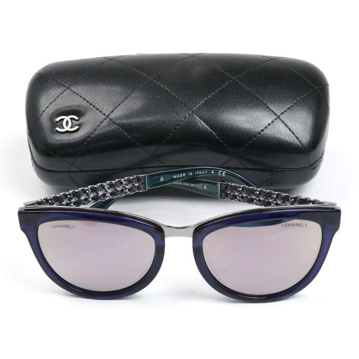 CHANEL（シャネル） サイドチェーン サングラス グリーン 5361-Q-A C