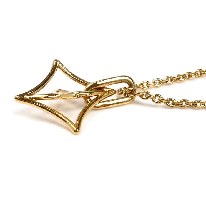 LOUIS VUITTON ルイ・ヴィトン メタル モノグラム コリエ・LV  