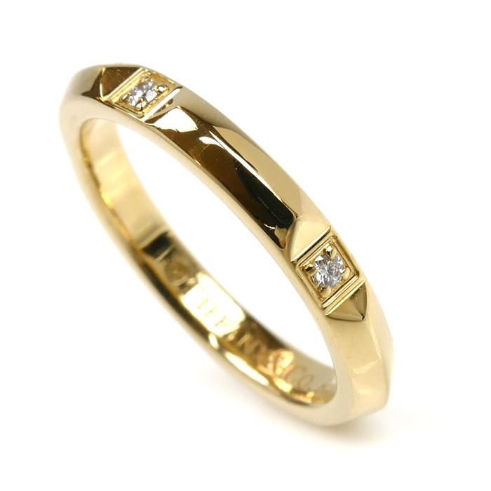 TIFFANY&Co.（ティファニー） K18YG イエローゴールド Tトゥルーバンド
