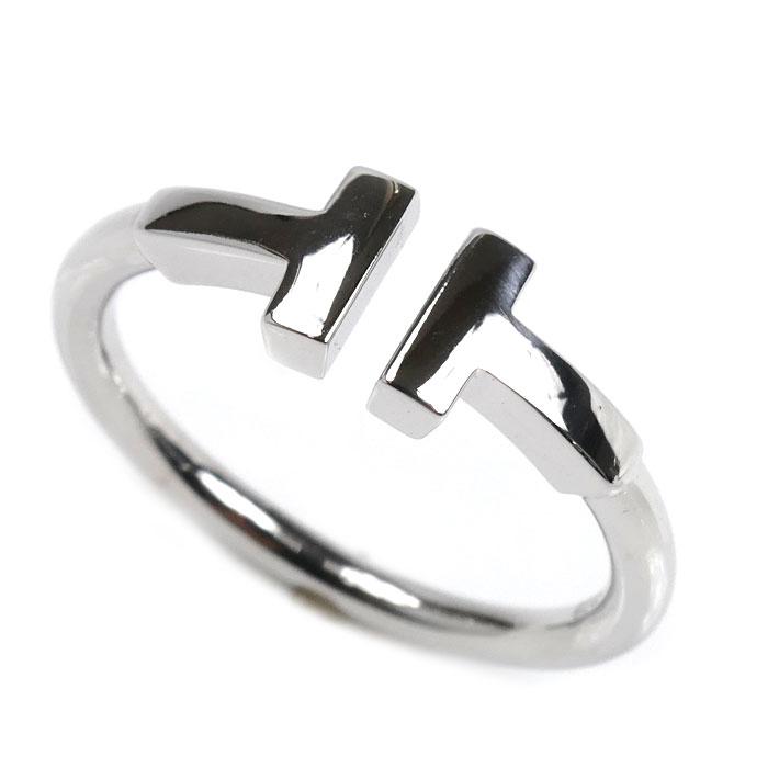 TIFFANY&Co.（ティファニー） K18WG ホワイトゴールド Tワイヤー