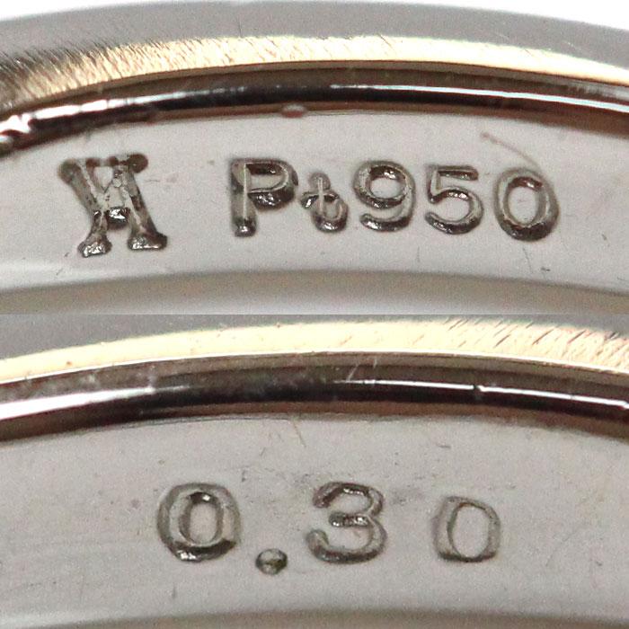 Vendome Aoyama ヴァンドーム青山 Pt950 ハーフエタニティ リング