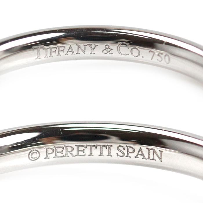TIFFANY&Co.（ティファニー） K18WG ホワイトゴールド カーブドバンド