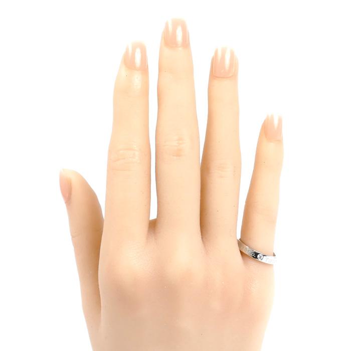 TIFFANY&Co.（ティファニー） Pt950プラチナ フラットバンド 3Pダイヤ