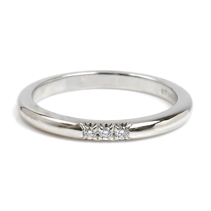 TIFFANY&Co.（ティファニー） Pt950プラチナ ウェディングバンド 3P