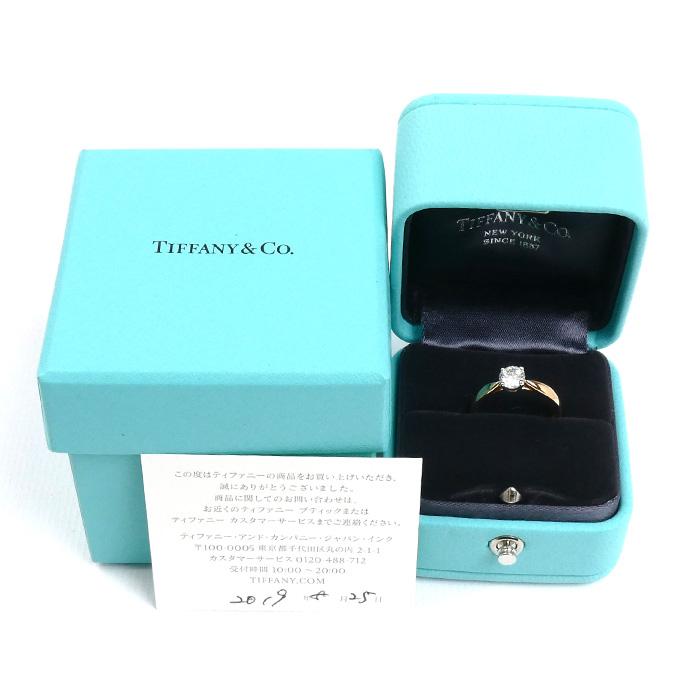 ロ*ペ様 【美品】TIFFANY&Co. ティファニー　ソリティア　10号 TIFFANY&Co.（ティファニー） ドッツ ソリティア リング 指輪 10号