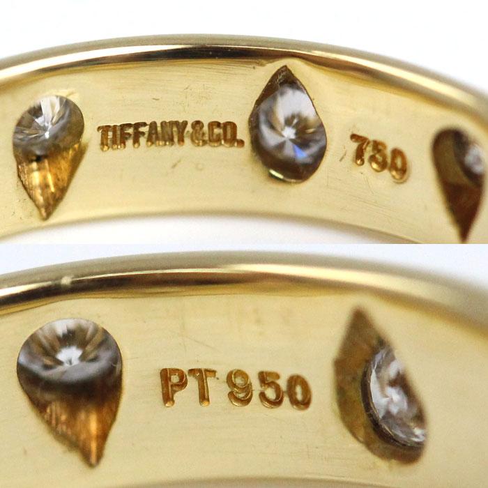 TIFFANY&Co.（ティファニー） K18YG イエローゴールド Pt950プラチナ