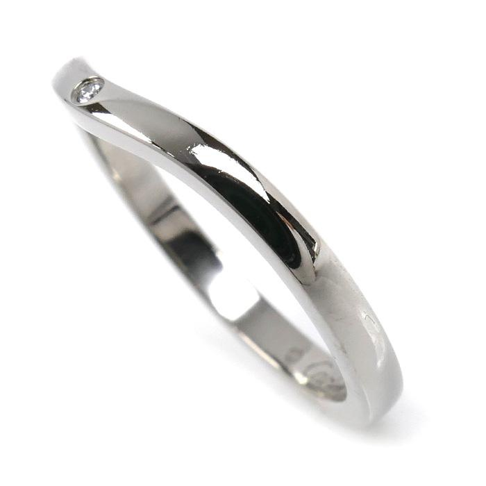 Cartier（カルティエ） Pt950プラチナ バレリーナ 3Pダイヤ リング