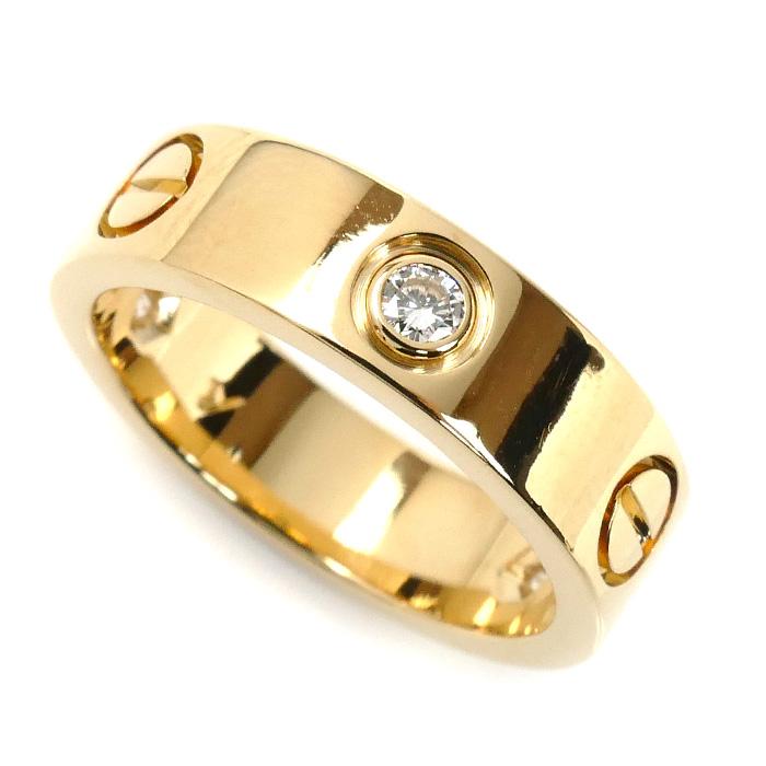 Cartier（カルティエ） K18YG イエローゴールド ラブリング 3PD リング