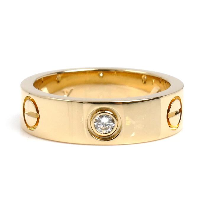 Cartier（カルティエ） K18YG イエローゴールド ラブリング 3PD リング
