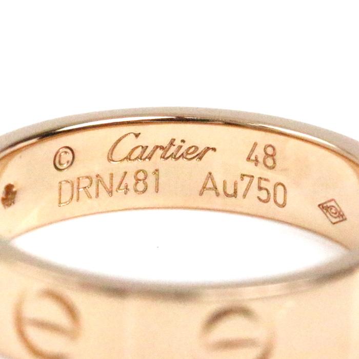 Cartier（カルティエ） K18PG ピンクゴールド ミニラブ 1Pダイヤ