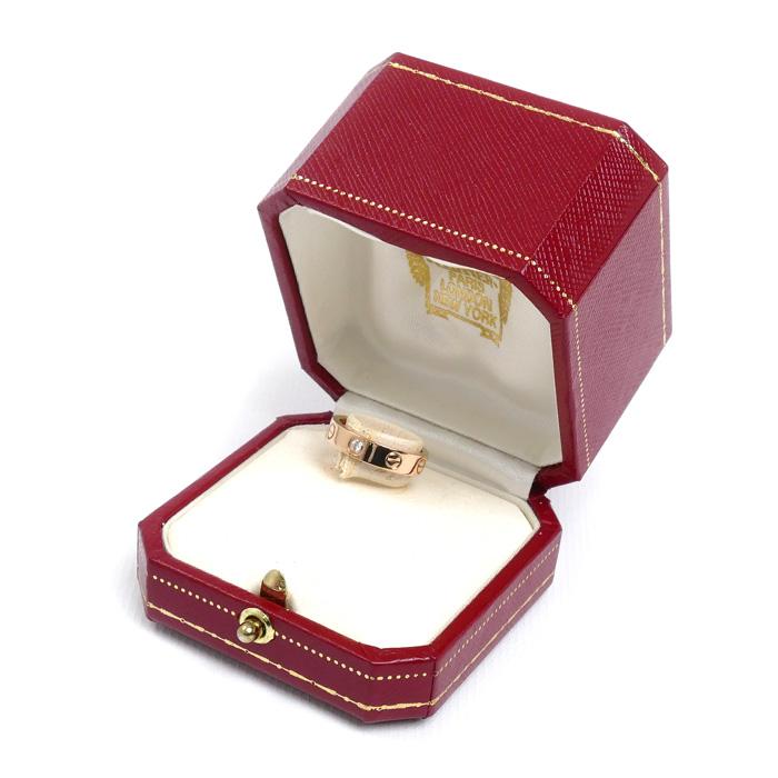 Cartier（カルティエ） K18PG ピンクゴールド ミニラブ 1Pダイヤ