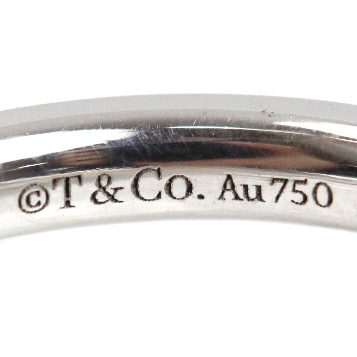TIFFANY&Co.（ティファニー） K18WG ホワイトゴールド Tワン リング