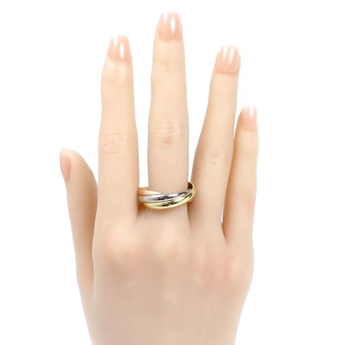 Cartier（カルティエ） K18PG K18YG K18WG トリニティ クラシック