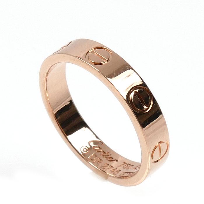 Cartier（カルティエ） K18PG ピンクゴールド ミニラブ リング・指輪 8