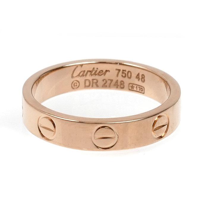 Cartier（カルティエ） K18PG ピンクゴールド ミニラブ リング・指輪 8