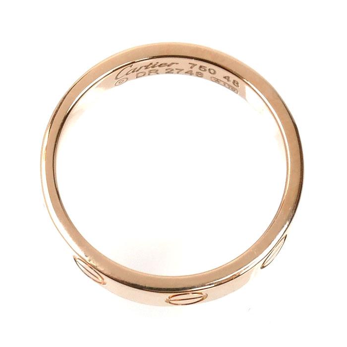 Cartier（カルティエ） K18PG ピンクゴールド ミニラブ リング・指輪 8