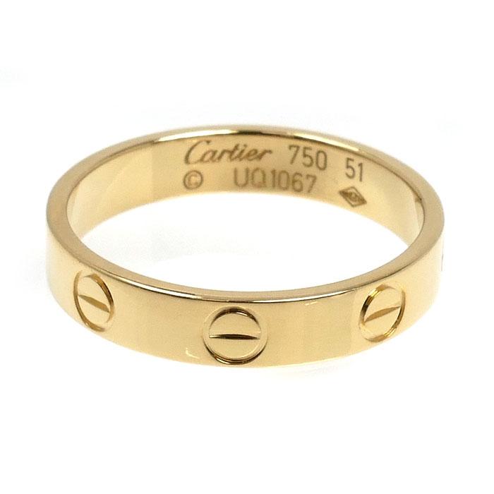 Cartier（カルティエ） K18YG イエローゴールド ミニラブ リング・指輪
