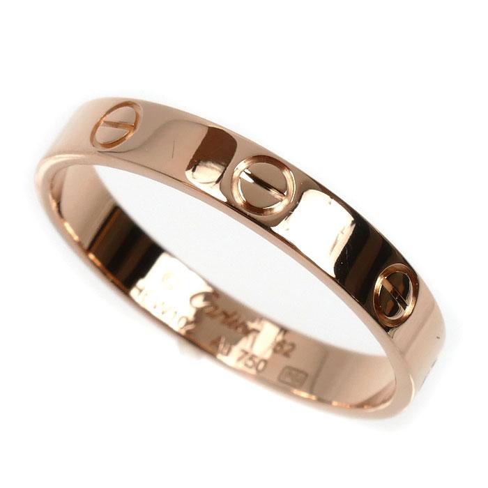 Cartier（カルティエ） K18PG ピンクゴールド ミニラブ リング・指輪 