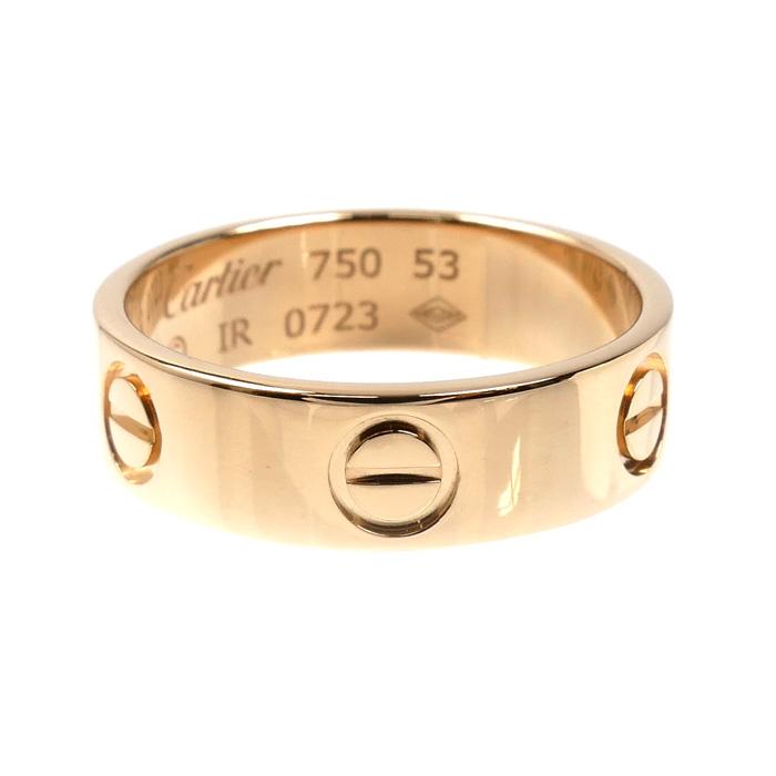 Cartier（カルティエ） K18PG ピンクゴールド ラブリング リング・指輪