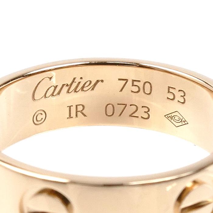 Cartier（カルティエ） K18PG ピンクゴールド ラブリング リング・指輪