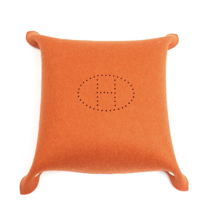 HERMES（エルメス） ヴィドポッシュ フェルト トレー オレンジ 中古 美