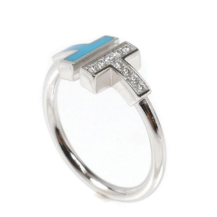 TIFFANY&Co.（ティファニー） K18WG ホワイトゴールド Tワイヤー