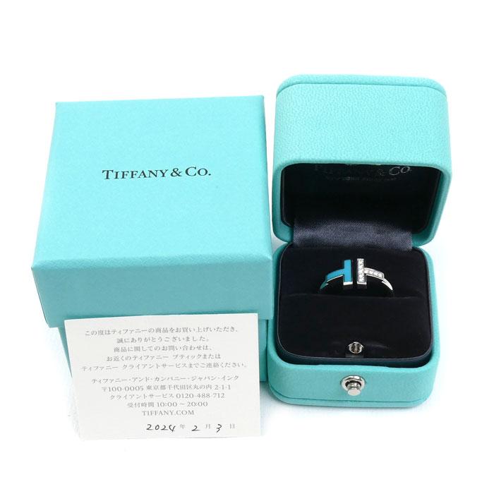 TIFFANY&Co.（ティファニー） K18WG ホワイトゴールド Tワイヤー
