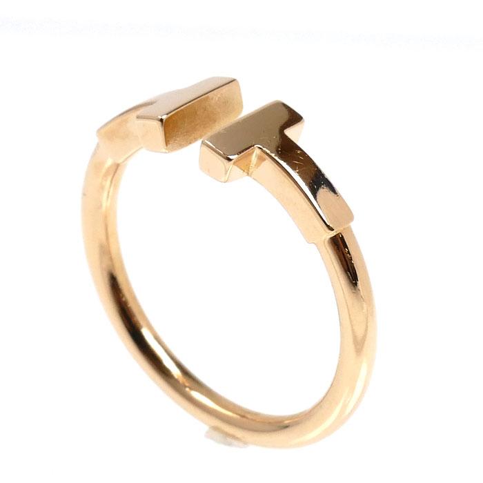 TIFFANY&Co.（ティファニー） K18PG ピンクゴールド Tワイヤー リング