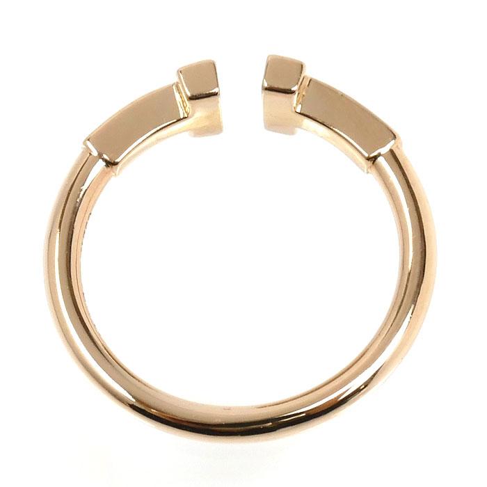 TIFFANY&Co.（ティファニー） K18PG ピンクゴールド Tワイヤー リング