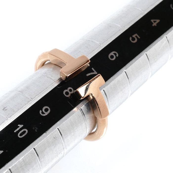 TIFFANY&Co.（ティファニー） K18PG ピンクゴールド Tワイヤー リング