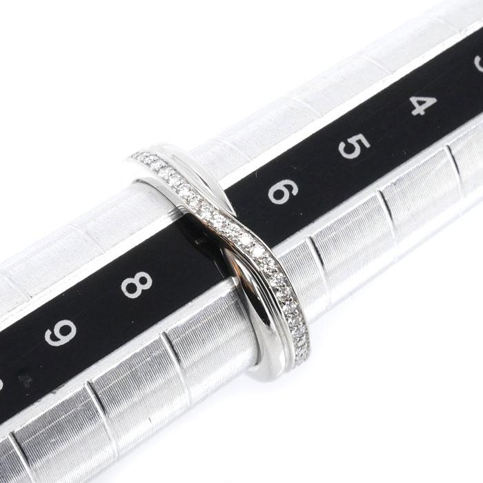 HARRY WINSTON ハリーウィンストン Pt950 トリスト ワンロウ ダイヤ
