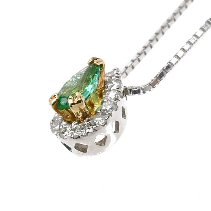 Vendome Aoyama ヴァンドーム青山 Pt950/K18YG/K18WG エメラルド