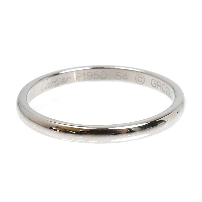 Cartier（カルティエ） Pt950プラチナ 1895 ウェディング リング・指輪
