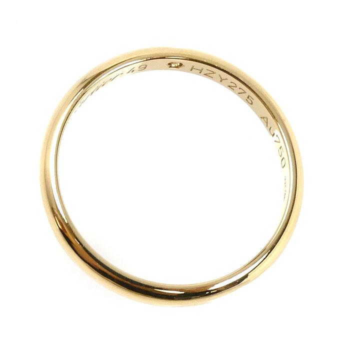 Cartier（カルティエ） K18YG 1895 ウェディング 1Pダイヤ リング