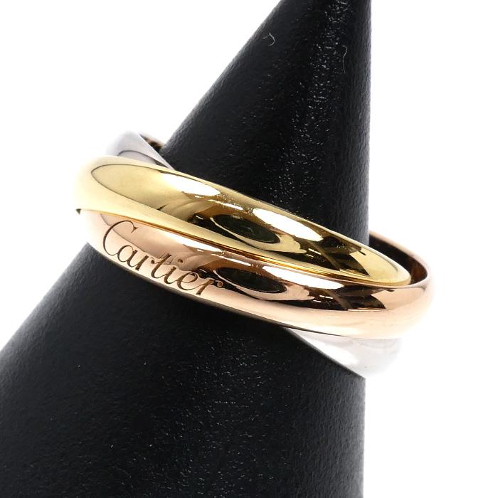 Cartier（カルティエ） K18YG/PG/WG トリニティ リング・指輪 13号 53
