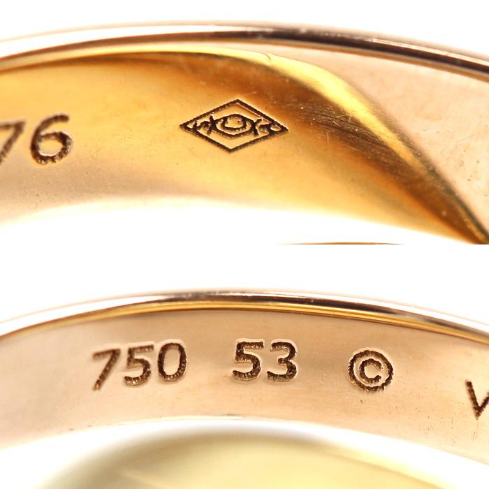 Cartier（カルティエ） K18YG/PG/WG トリニティ リング・指輪 13号 53
