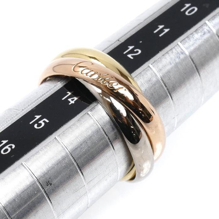 Cartier（カルティエ） K18YG/PG/WG トリニティ リング・指輪 13号 53