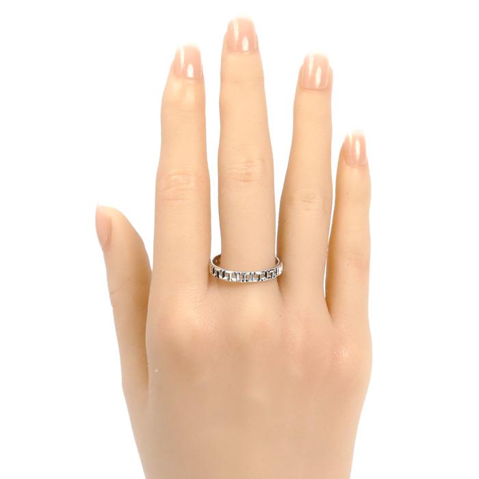 TIFFANY&Co.（ティファニー） K18WG ホワイトゴールド Tトゥルーナロー